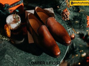 Giày lười nam thiết kế trơn form dáng đẹp Loafer LF2352 001