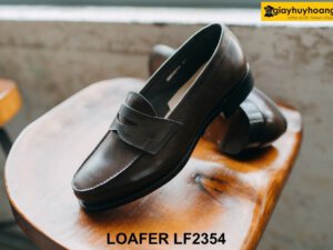 Giày da lười nam mũi tròn cao cấp Loafer LF2354 004