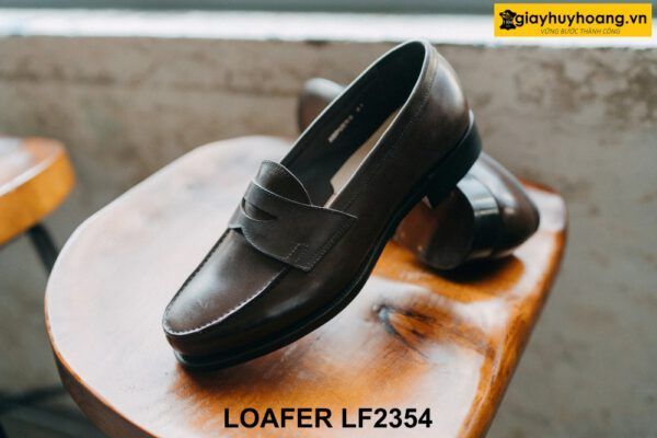 Giày da lười nam mũi tròn cao cấp Loafer LF2354 004