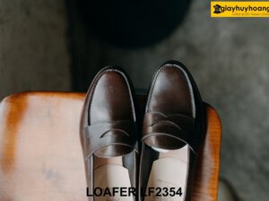 Giày da lười nam mũi tròn cao cấp Loafer LF2354 003