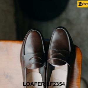 Giày da lười nam mũi tròn cao cấp Loafer LF2354 003