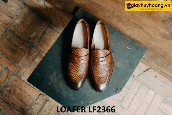 Giày lười nam đẹp công sở cuốn hút Penny Loafer LF2366 005