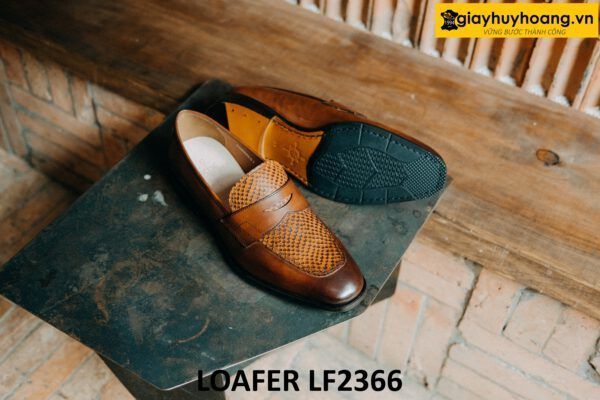 Giày lười nam đẹp công sở cuốn hút Penny Loafer LF2366 002