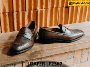 Giày lười nam đẹp công sở cuốn hút Penny Loafer LF2366 007