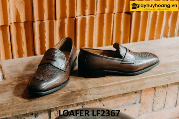 Giày lười nam đẹp công sở cuốn hút Penny Loafer LF2366 007