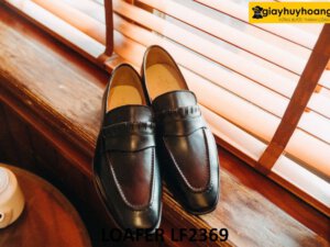Giày lười nam công sở đẹp thủ công Penny Loafer LF2369 001