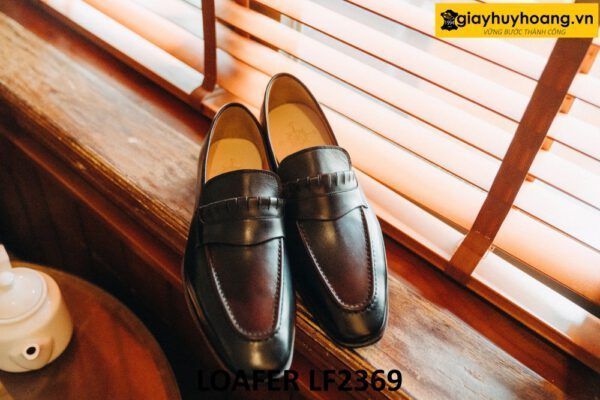 Giày lười nam công sở đẹp thủ công Penny Loafer LF2369 001