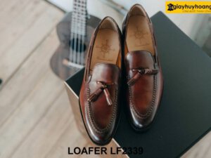 Giày lười nam có chuông màu nâu Loafer LF2339 003