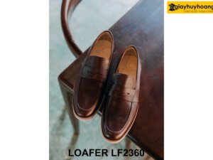 Giày lười da nam đế mềm êm chân Loafer LF2360 005