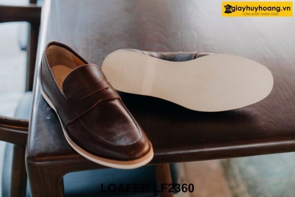 Giày lười da nam đế mềm êm chân Loafer LF2360 004