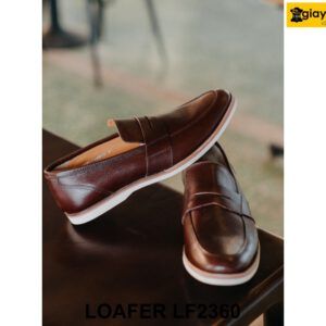 Giày lười da nam đế mềm êm chân Loafer LF2360 003