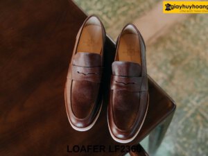 Giày lười da nam đế mềm êm chân Loafer LF2360 001