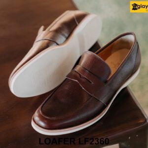 Giày lười da nam đế mềm êm chân Loafer LF2360 002