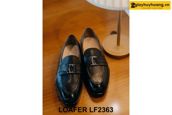 Giày lười nam da bê con thảo mộc Ý italy Loafer LF2363 004