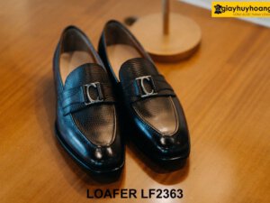 Giày lười nam da bê con thảo mộc Ý italy Loafer LF2363 001