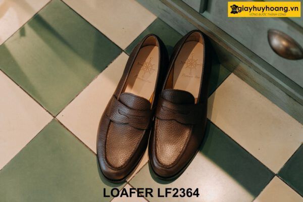 Giày lười nam phối da kỳ đà Penny Loafer LF2365 001