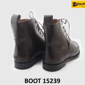 [Outlet size 43] Giày da cổ cao nam buộc dây Boot 15239 003