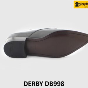 [Outlet size 42] Giày da nam màu đen mũi nhọn Derby DB998 005