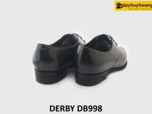 [Outlet size 42] Giày da nam màu đen mũi nhọn Derby DB998 004