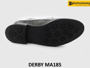 [Outlet size 41] Giày da nam da đen bóng Derby MA185 006