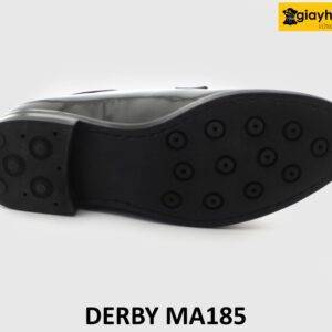 [Outlet size 41] Giày da nam da đen bóng Derby MA185 006