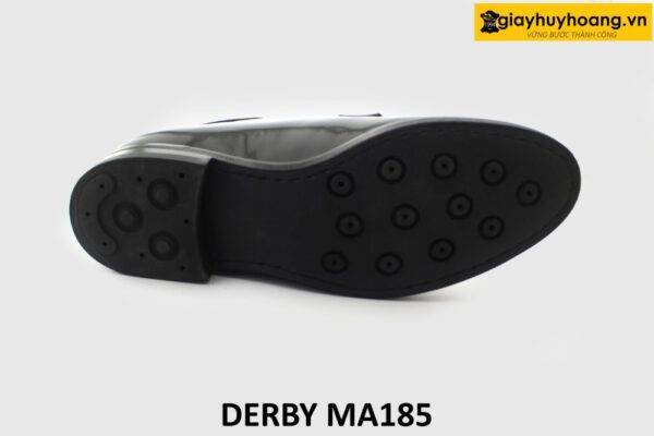 [Outlet size 41] Giày da nam da đen bóng Derby MA185 006