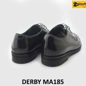 [Outlet size 41] Giày da nam da đen bóng Derby MA185 005