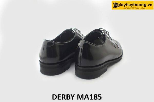 [Outlet size 41] Giày da nam da đen bóng Derby MA185 005