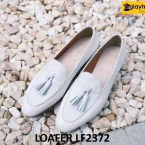 Giày lười nam màu trắng phong cách Loafer LF2372 001