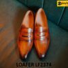 Giày lười nam da bê con nhập ý italy Penny Loafer LF2374 001