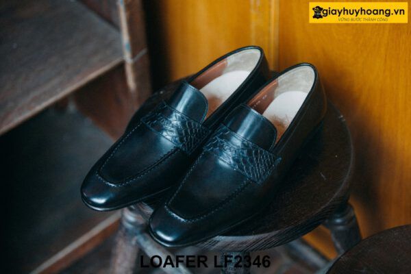 Giày lười nam đẹp trẻ trung mũi vuông Loafer LF2346 001