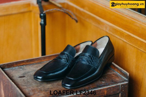 Giày lười nam đẹp trẻ trung mũi vuông Loafer LF2346 002