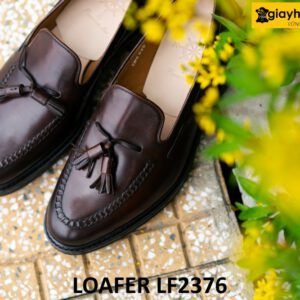 Giày lười nam màu nâu trẻ trung cá tính Loafer LF2376 002