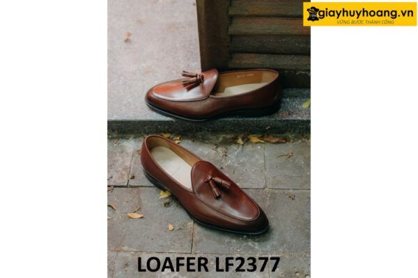 Giày lười nam có chuông phong cách Loafer LF2377 003