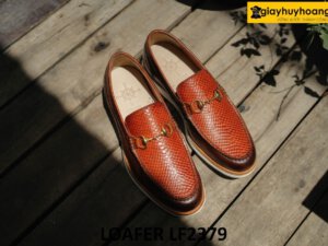 Giày lười nam đế bằng thể thao cao cấp Loafer LF2379 002