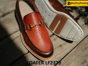 Giày lười nam đế bằng thể thao cao cấp Loafer LF2379 004