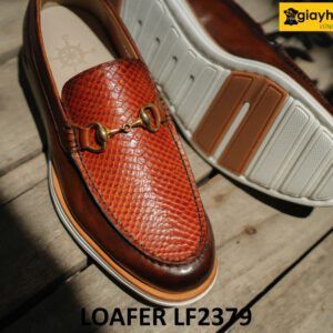 Giày lười nam đế bằng thể thao cao cấp Loafer LF2379 004