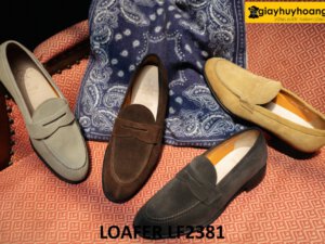 Giày lười nam da lộn công sở thanh lịch Loafer LF2381 001