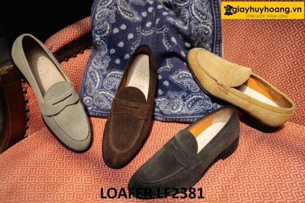 Giày lười nam da lộn công sở thanh lịch Loafer LF2381 001