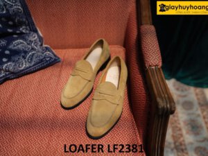 Giày lười nam da lộn công sở thanh lịch Loafer LF2381 002