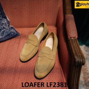 Giày lười nam da lộn công sở thanh lịch Loafer LF2381 002