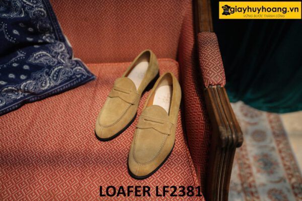 Giày lười nam da lộn công sở thanh lịch Loafer LF2381 002