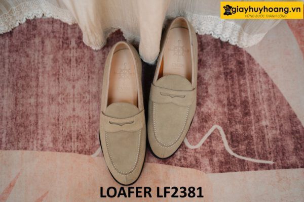 Giày lười nam da lộn công sở thanh lịch Loafer LF2381 004