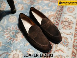 Giày lười nam da lộn công sở thanh lịch Loafer LF2381 005