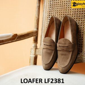 Giày lười nam da lộn công sở thanh lịch Loafer LF2381 006