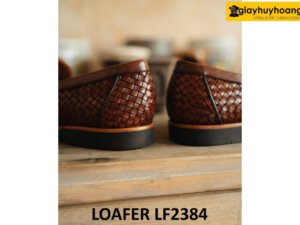 Giày lười nam da đan xen cao cấp Loafer LF2384 003