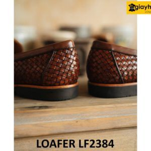 Giày lười nam da đan xen cao cấp Loafer LF2384 003