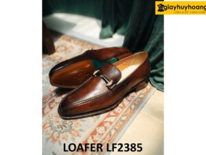 Giày da lười nam đế khâu chỉ bền bỉ Loafer LF2385 004