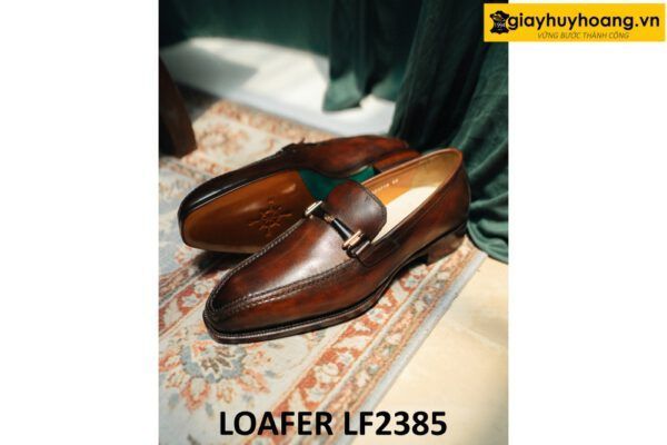 Giày da lười nam đế khâu chỉ bền bỉ Loafer LF2385 004