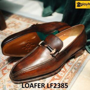 Giày da lười nam đế khâu chỉ bền bỉ Loafer LF2385 003